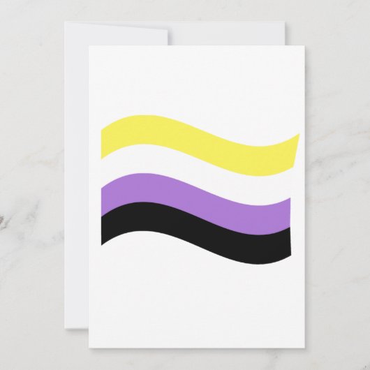 Waving-Flag Feiertagskarte (Vorderseite)