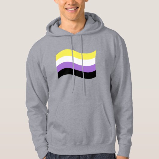Waving-Flag Hoodie (Vorderseite)