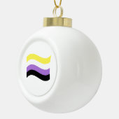 Waving-Flag Keramik Kugel-Ornament (Rechts)