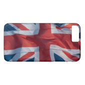 Waving Flag of Britain Case-Mate iPhone Hülle (Rückseite (Horizontal))