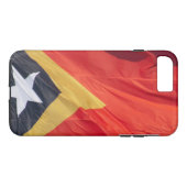 Waving Flag Ost-Timor Case-Mate iPhone Hülle (Rückseite (Horizontal))