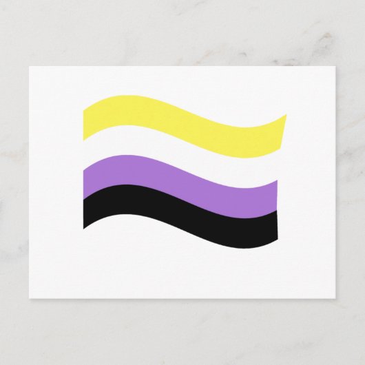 Waving-Flag Postkarte (Vorderseite)