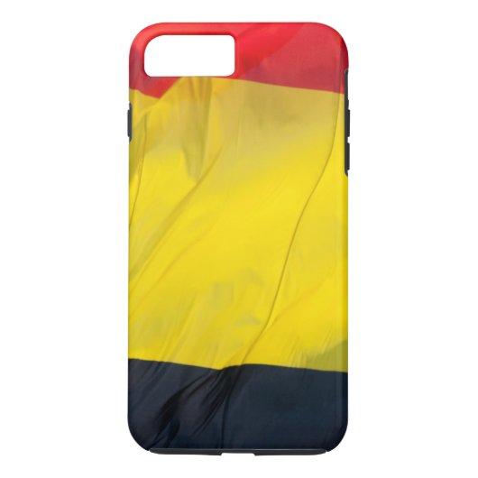 Waving Flag Rumänien Case-Mate iPhone Hülle (Rückseite)