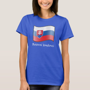 Waving Flag Slovakia Bojovní Jondovci T - Shirt