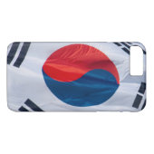 Waving Flag Südkorea Case-Mate iPhone Hülle (Rückseite (Horizontal))