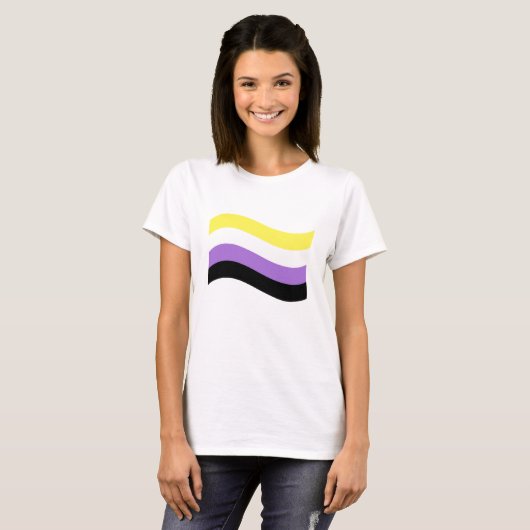 Waving-Flag T-Shirt (Vorne ganz)