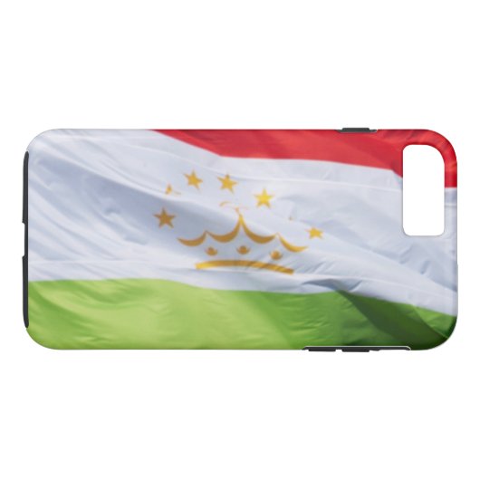 Waving Flag Tadschikistan Case-Mate iPhone Hülle (Rückseite (Horizontal))