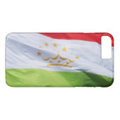 Waving Flag Tadschikistan Case-Mate iPhone Hülle (Rückseite (Horizontal))