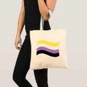 Waving-Flag Tragetasche (Vorderseite (Produkt))