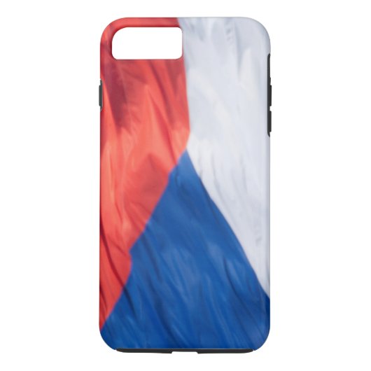 Waving Flag Tschechische Republik Case-Mate iPhone Hülle (Rückseite)