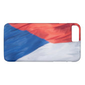 Waving Flag Tschechische Republik Case-Mate iPhone Hülle (Rückseite (Horizontal))