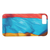 Waving Flag von Armenien Case-Mate iPhone Hülle (Rückseite (Horizontal))