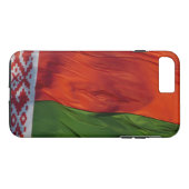 Waving Flag von Belarus Case-Mate iPhone Hülle (Rückseite (Horizontal))