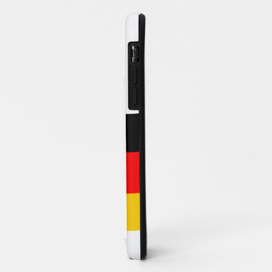Waving German Flag Case-Mate iPhone Hülle (Hinten/Links)