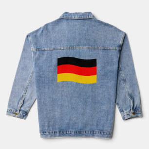 Waving German Flag Jeansjacke