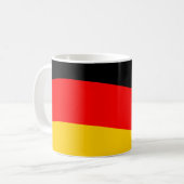 Waving German Flag Kaffeetasse (Vorderseite Links)