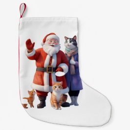 Waving Goodbye in the Snow Kleiner Weihnachtsstrumpf