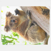 WAVING KOALA FLEECEDECKE (Vorderseite (Horizontal))