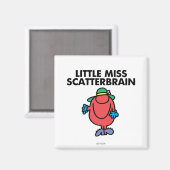 Waving Little Miss Scatterbrain Magnet (Vorderseite/Rückseite)