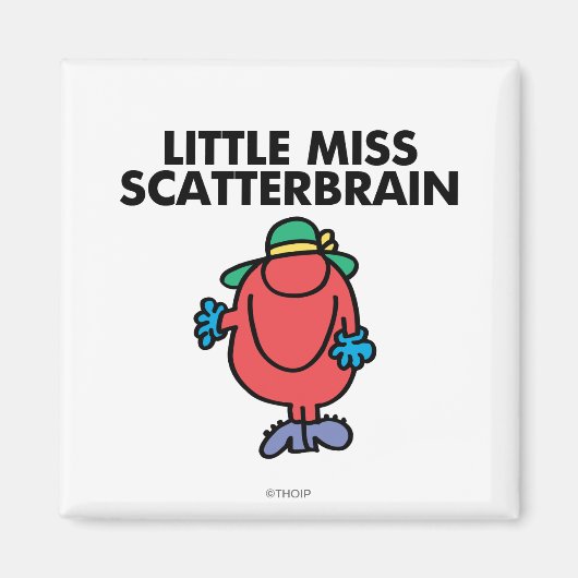 Waving Little Miss Scatterbrain Magnet (Vorne)