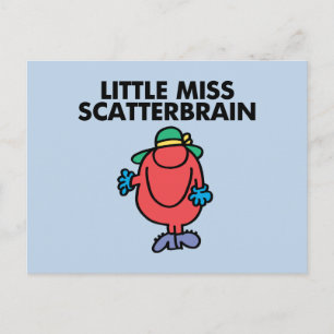 Waving Little Miss Scatterbrain Postkarte