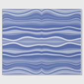 Waving Monochrome Streifen Geschenkpapier (Flach)