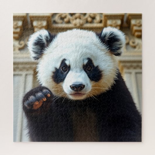 Waving Panda Design Puzzle (Vertikal)