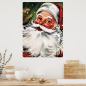 Waving Santa Claus Poster (Küche)
