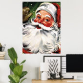 Waving Santa Claus Poster (Heimbüro)