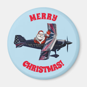 Waving Santa Magnet
