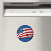 Waving Stars and Strikes Magnet (In Situ (Geschirrspüler))