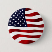 Waving U. S. Flag Button (Vorderseite)