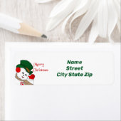 Waving Vintag Snowman (Insitu)