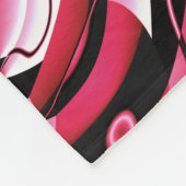 Wavy Abstrakt 270321 - 02 Rot Fleecedecke (Ecke)