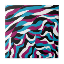 Wavy Abstrakt Minimalistisch Cool Moderne Retro-To