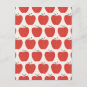 Wavy Apple Preschool Graduation Party Invitation Einladung (Rückseite)