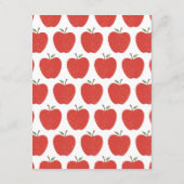 Wavy Apple Preschool Graduation Party Invitation Einladung (Rückseite)