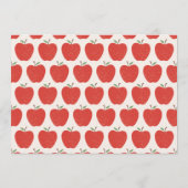 Wavy Apple Preschool Photo Graduation Announcement Save The Date (Rückseite)