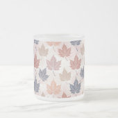 Wavy Autumn Leaves Mattglastasse (Mittel)