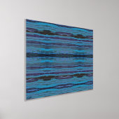 Wavy Batik Streifen Silberfolie Foliendrucke (Ablage )