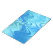 Wavy Blue Abstrakt Notizblock (angewinkelt)