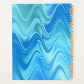 Wavy Blue Abstrakt Planer (Rückseite)