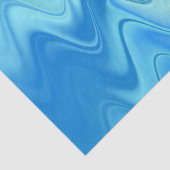 Wavy Blue Abstrakt Seidenpapier (Ausschnitt)