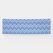 Wavy Blue Pattern Banner (Horizontal)