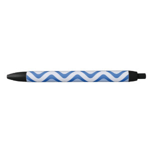 Wavy Blue Pattern Kugelschreiber