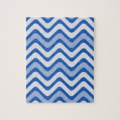 Wavy Blue Pattern Puzzle (Vertikal)