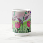Wavy-Blume Kaffeetasse (Mittel)