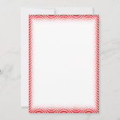 Wavy Border Christmas Blank Custom Text Einladung (Vorderseite)