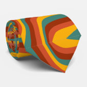Wavy bunt krawatte (Gerollt)