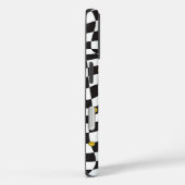Wavy Checkerboard Smiley Streetwear Case (Rückseite / Rechts)